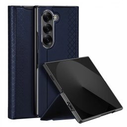 CELLECT Flip lateral cu deschidere toc Samsung Galaxy Fold6 albastru închis