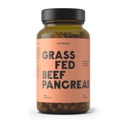 Pancreas Liofilizat de Vita Grass Fed - Nutriest - 240 capsule