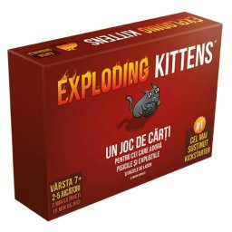 Joc de societate Exploding Kittens - Exploding Kittens -Editia Originala