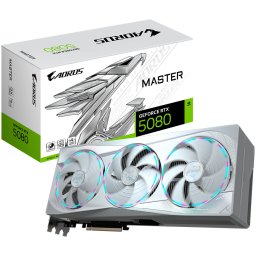 GIGABYTE Video Card NVIDIA GeForce RTX 5070 Ti AORUS MASTER 16G (16GB GDDR7/256bit, PCI-E 5.0, Recommended PSU 750W, 3xDP, 1xHDMI) ATX
