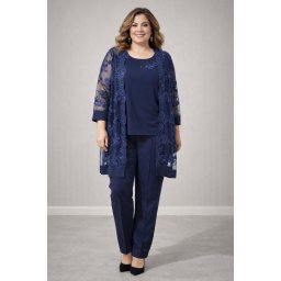 Compleu Elegant din 3 piese Fiesta Navi