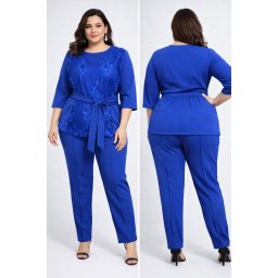 Compleu Elegant Bluza si Pantalon Glami Electric