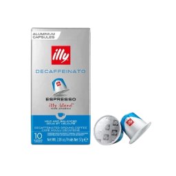 Capsule Illy Espresso Decaffeinato, compatibile Nespresso, 10 capsule