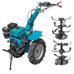 Motocultor DAKARD HS 1100D Benzina 16 CP latime 120 cm + Roti cauciuc
