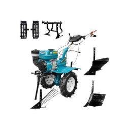 Pachet Motocultor DAKARD DKD HS 1000B Benzina 7CP latime 80 cm + Roti metalice + Plug simplu + Plug cartofi + Rarita + Prasitoare