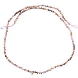 Sirag Opal roz sfere micro fatetate 2mm, 39cm