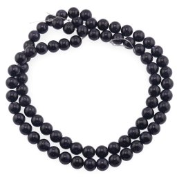 Sirag Goldstone albastru sfere 10mm, 37cm