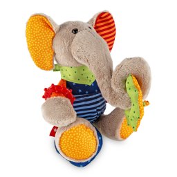 Jucarie senzoriala din plus cu activitati elefant, playq sigikid