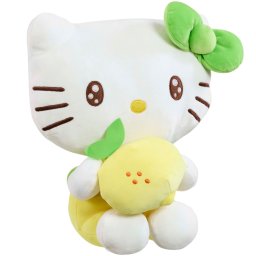 Jucarie din plus hello kitty cu lamaie, 22 cm