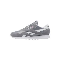 Reebok Sneaker low 'Classic' gri / roșu / negru / alb