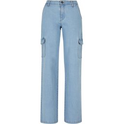 Urban Classics Pantaloni eleganți albastru denim