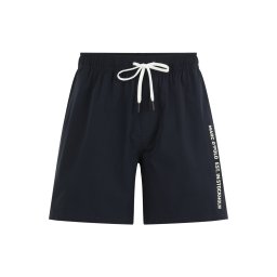 Marc O'Polo Șorturi de baie 'Olmen Essentials' albastru noapte / alb