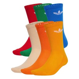 ADIDAS ORIGINALS Șosete 'Trefoil Cushion' crem / albastru / rubiniu / roşu închis