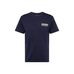 NAPAPIJRI Tricou 'S-Kasba' albastru marin / roșu / alb