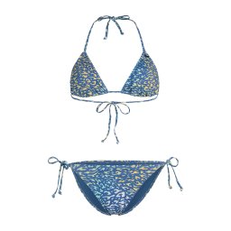 O'NEILL Costum de baie două piese 'Essentials Capri Bondey' bleumarin / galben deschis / verde deschis / alb