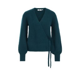 WE Fashion Geacă tricotată turcoaz