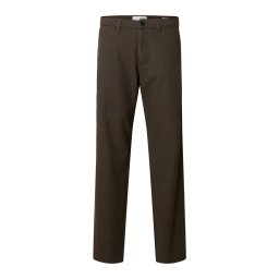 SELECTED Pantaloni eleganți 'SLHMILES' maro închis