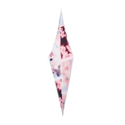 Desigual Fular albastru deschis / maro închis / roz / alb