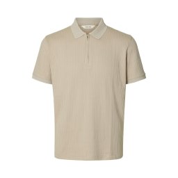 SELECTED Tricou 'SLHFave' bej