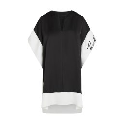 Karl Lagerfeld Rochie negru / alb