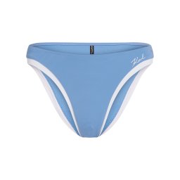Karl Lagerfeld Slip costum de baie albastru deschis / alb