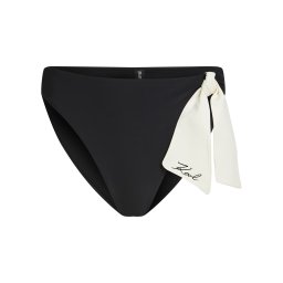 Karl Lagerfeld Slip costum de baie 'Signature' negru / alb