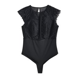 Lipsy Tricou body negru