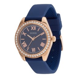 GUESS Ceas analogic 'MINI LUNA' safir / auriu
