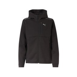 PUMA Bluză cu fermoar sport 'PUMATECH' negru