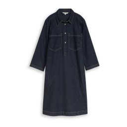 TOM TAILOR Rochie tip bluză albastru închis