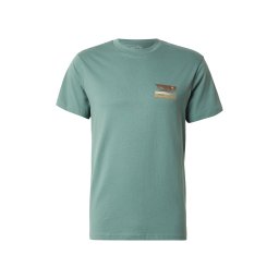 BILLABONG Tricou 'Range' bej / maro / maro pueblo / verde