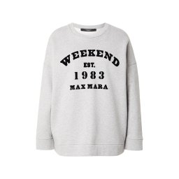 Weekend Max Mara Bluză de molton gri amestecat / negru
