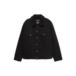 Pull&Bear Geacă de primăvară-toamnă 'CAZADORA' negru