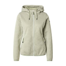 ICEPEAK Jachetă fleece funcțională 'ADRIAN' verde deschis / alb