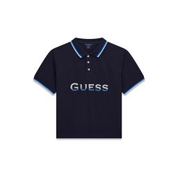 GUESS Tricou albastru marin / albastru regal / albastru pastel