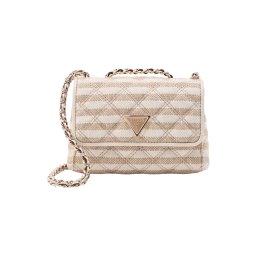 GUESS Geantă de umăr 'GIULLY II MINI 2' gri taupe