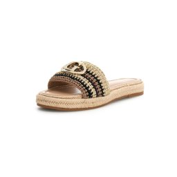 GUESS Saboți 'Kaylis' brocart / maro mokka / negru