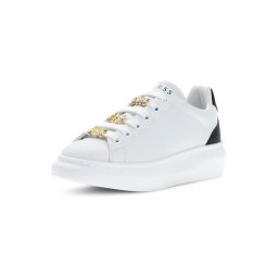GUESS Sneaker low 'FIONIA' auriu / negru / alb