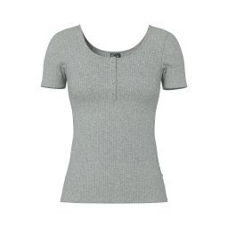 PIECES Tricou 'PCKITTE' gri