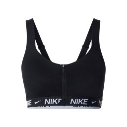 NIKE Sutien sport 'INDY' negru / alb