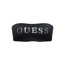 GUESS Sutien costum de baie 'VIOLET' negru / argintiu / transparent