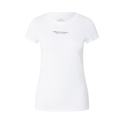 ARMANI EXCHANGE Tricou negru / alb