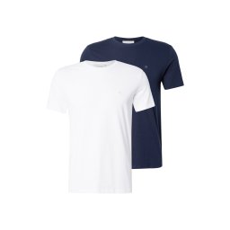 Calvin Klein Tricou albastru închis / alb