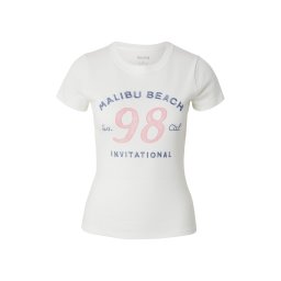 HOLLISTER Tricou safir / roz / alb