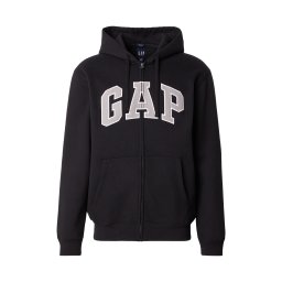 GAP Hanorac gri / negru / alb