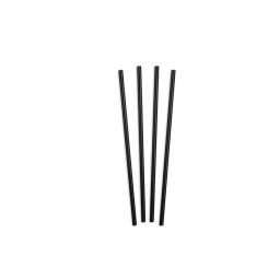 Set 250 paie carton bio unica folosinta diametru 6 mm, culoare neagra
