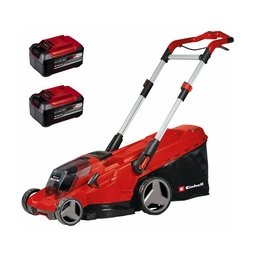 Einhell - RASARRO 36/42 PXC - Masina de tuns iarba cu 2 acumulatori si incarcator, Li-Ion, 18 V, 5.2 Ah, 42 cm, 50 l