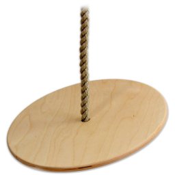 Leagăn tip farfurie lemn natural