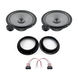 Boxe auto Pachet difuzoare auto Hertz Uno dedicat usi fata Volkswagen Caddy 2015-2020, RMS 75W