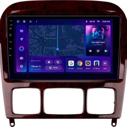Navigatie Auto M2 Mercedes-Benz S Class W220 1998-2005 4+64GB 9" IPS Octa-core 1.6Ghz, Android 4G Bluetooth 5.1 DSP